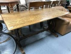 An Old Charm refectory dining table
