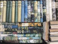 Four boxes of mid 20th century hard back novels, one volume : T.E.