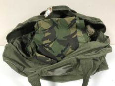 A bag of army DP clothing