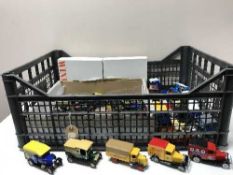 Two boxes of Matchbox die advertising vehicles and two boxed Winross trucks