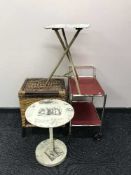 A two tier trolley,