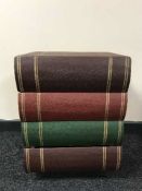 Four drawer chest in the form of a pile of books