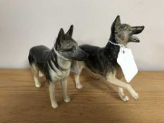 A Beswick china figure : Alsatian 