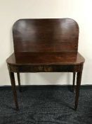 A Victorian inlaid mahogany TOT table