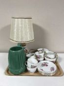 A tray of Regency tea set, Sylvac jug, bone china tea set,