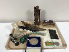 A tray of WWII Defence Medal with Home Secretary Recognition, Amateur Rowing Acc.