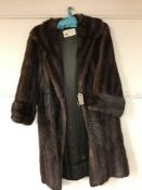 A lady's fur coat retailed by E.