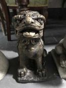 A garden figure - foo dog