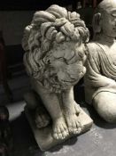 A garden figure - lion