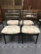 Four kitchen chairs
