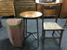 A Victorian bedroom chair,