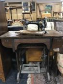 A Titan treadle sewing machine