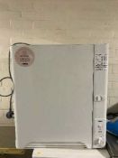 A Zanussi slim line bench top dryer.