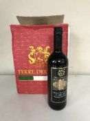 Seventeen bottles of Terre Del Sole Montepupulciano D' Abruzzo red wine