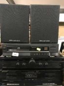 A Bush CD player, Ariston amplifier,
