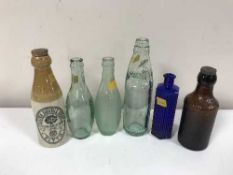 Forty nine glass and vintage bottles relating to breweries of the North East and Scotland