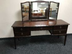 A Stag Minstrel dressing table with mirror