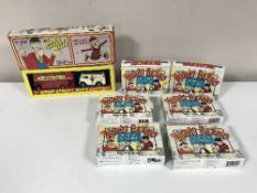 A tray of seven Corgi and Lledo Beano and Dandy boxed vehicles