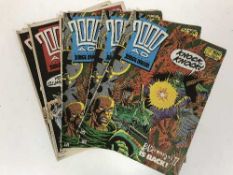 A box of 2000 AD comics