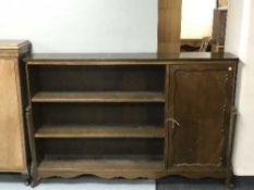 A set of continental oak bookshelves