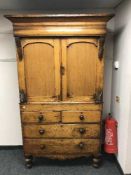 A Victorian pine line press