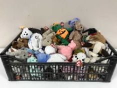 A basket of TY Beany Babies