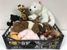 A basket of TY Beany Babies