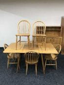 An eight piece G Plan dining room suite