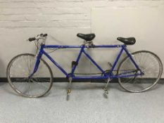 A tandem bike