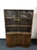 A double door sliding door bookcase