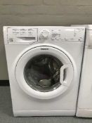 A Hotpoint washing machine