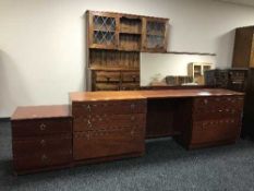 A mahogany effect dressing table,