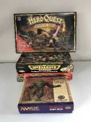 Four boxed games - War Hammer 4000, War Hammer Hero Quest,