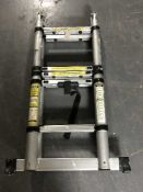 A telescopic multi function ladder