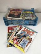 A quantity of mid 20th century and later comics - The Spirit, Ghostbusters,