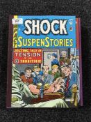 Five volumes - Crime Suspense Stories in slip covers x 2 and three volumes - Shock Suspense Stories