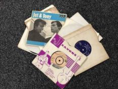 A large quantity of 45's - Sam Cooke, Roy Obison,