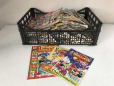 A large quantity of assorted comics - Disney and Warner Bros.