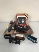 A tray of boxed Hornby railways 900 power control unit,