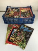 A quantity of mid 20th century and later comics - Sherlock Holmes, Rip Kirby,