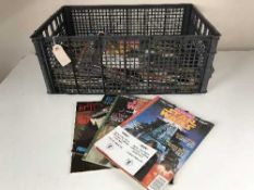 A box of comics and magazines relating to Star Wars