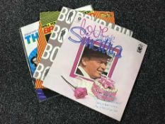 A large quantity of 45's and LP records - The Beatles, Everley Brothers,