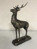 A cast metal figure - Stag