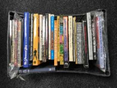 A box of books relating to Hollywood and the movie industry - The Paramount story,