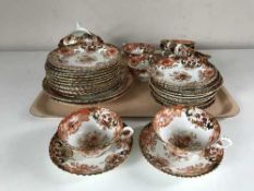 An early 20th century English china tea service