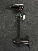 A Minn Kota outboard motor