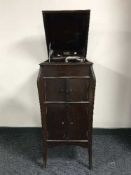 An early twentieth century Alba gramophone in cabinet