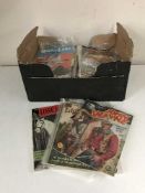 A box of mid 20th century and later comics relating to westerns and cow boys - Red Ryder,