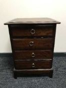 A Stag four drawer chest