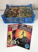 A quantity of mid 20th century and later comics - Monster Hunter, Scary Tales,